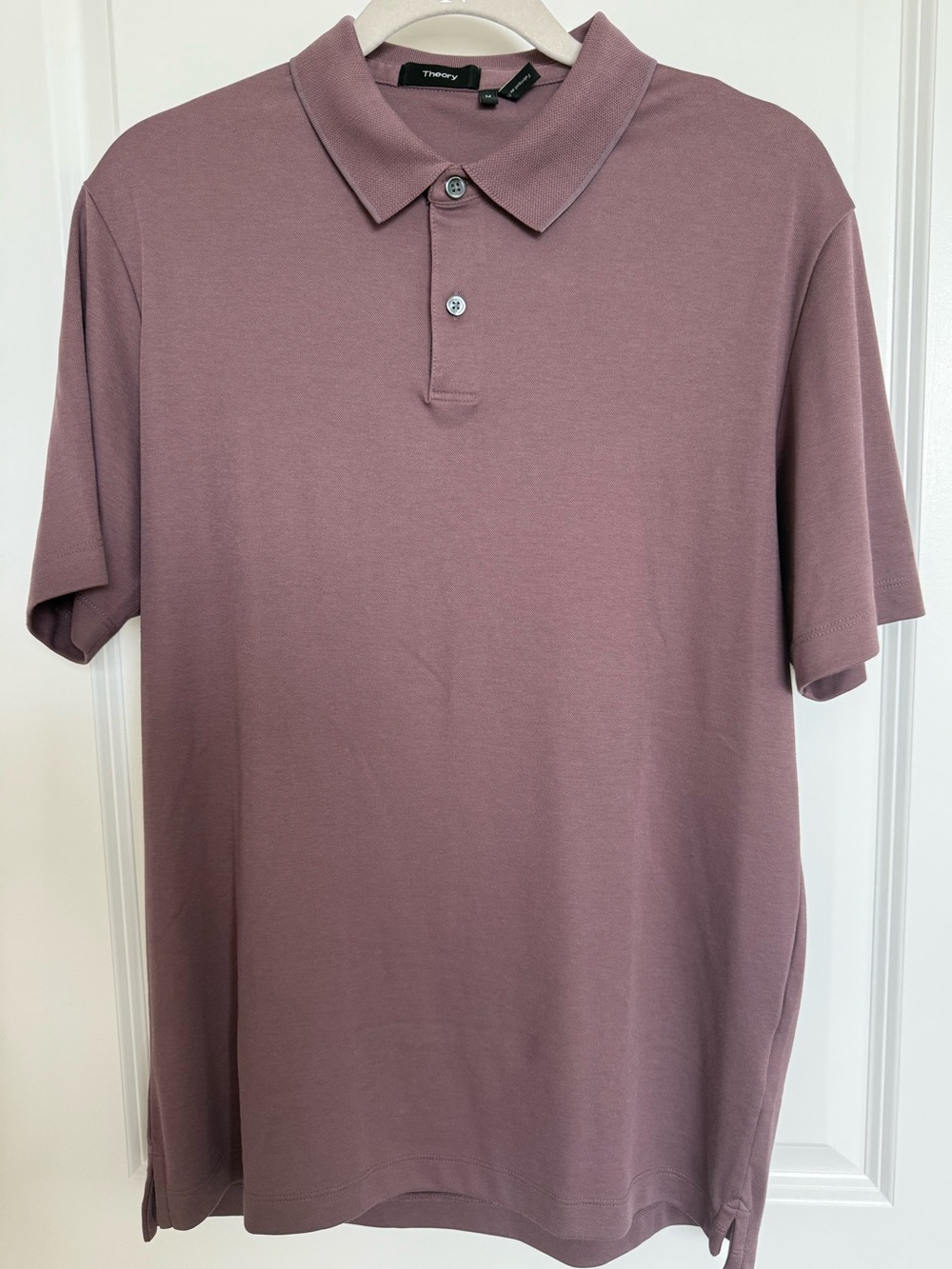 Theory Men’s Dusty Mauve Polo Shirt